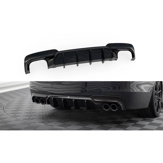 Hátsó Diffúzorok V.2 BMW 5 M-Pack F10 / F11 (Version with two double exhausts)
