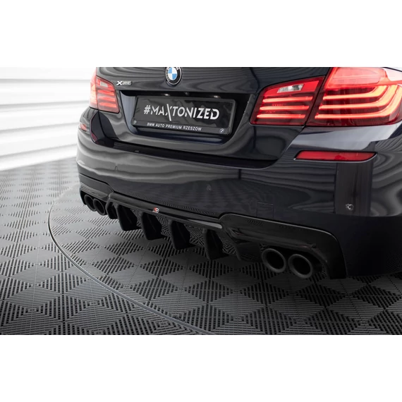 Hátsó Diffúzorok V.2 BMW 5 M-Pack F10 / F11 (Version with two double exhausts)