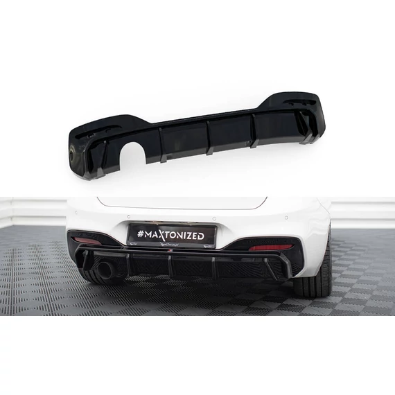 Hátsó Diffúzorok V.3 BMW 1 M-Pack F20 Facelift (Version with single exhaust on one side)