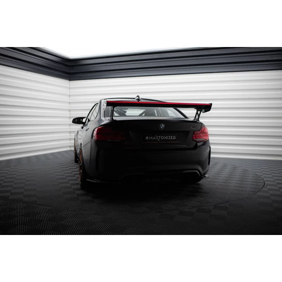 Carbon Spoiler With External Brackets Uprights + LED BMW M2 F87 / 2 / 2 M-Pack F22