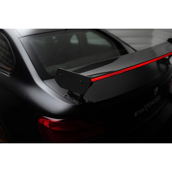 Carbon Spoiler With External Brackets Uprights + LED BMW M2 F87 / 2 / 2 M-Pack F22