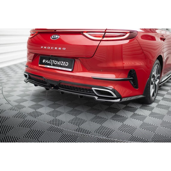 Rear Splitter (with vertical bars) Kia ProCeed GT-Line Mk1
