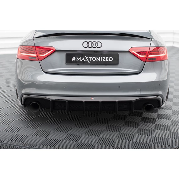 Hátsó Diffúzorok Audi A5 S-Line Coupe / Sportback 8T Facelift (Version with single exhausts on both sides)