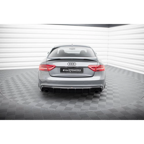 Hátsó Diffúzorok Audi A5 S-Line Coupe / Sportback 8T Facelift (Version with single exhausts on both sides)
