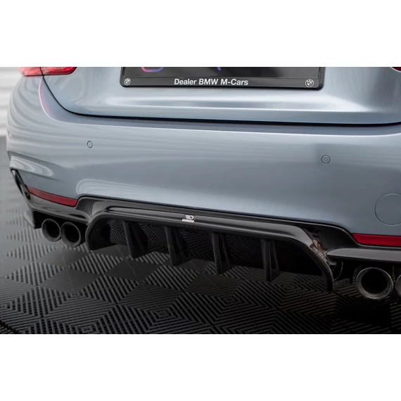 Hátsó Diffúzorok BMW 4 Coupe / Gran Coupe / Cabrio M-Pack F32 / F36 / F33 (Version with dual exhausts on both sides)