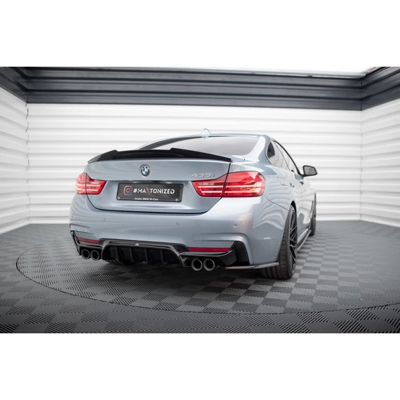 Hátsó Diffúzorok BMW 4 Coupe / Gran Coupe / Cabrio M-Pack F32 / F36 / F33 (Version with dual exhausts on both sides)