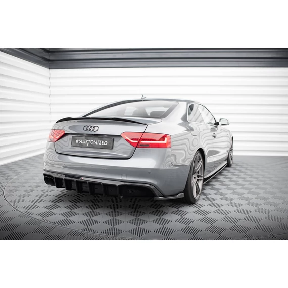 Hátsó Diffúzorok Audi A5 S-Line Coupe / Sportback 8T Facelift (Single side dual exhaust version)