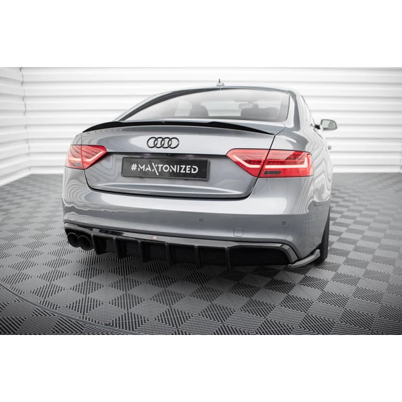 Hátsó Diffúzorok Audi A5 S-Line Coupe / Sportback 8T Facelift (Single side dual exhaust version)