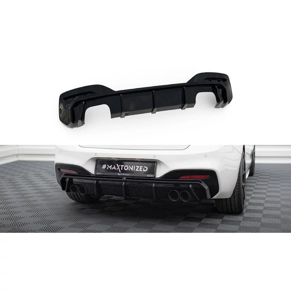 Hátsó Diffúzorok V.3 BMW 1 M-Pack / M140i F20 Facelift (Version with dual exhausts on both sides)