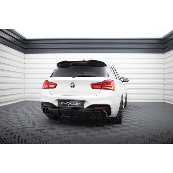 Hátsó Diffúzorok V.3 BMW 1 M-Pack / M140i F20 Facelift (Version with dual exhausts on both sides)
