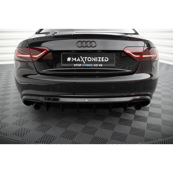 Hátsó Diffúzorok Audi A5 Coupe / Cabrio S-Line 8T (Version with single exhausts on both sides)