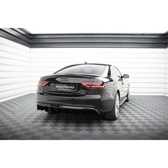 Hátsó Diffúzorok Audi A5 Coupe / Cabrio S-Line 8T (Single side dual exhaust version)