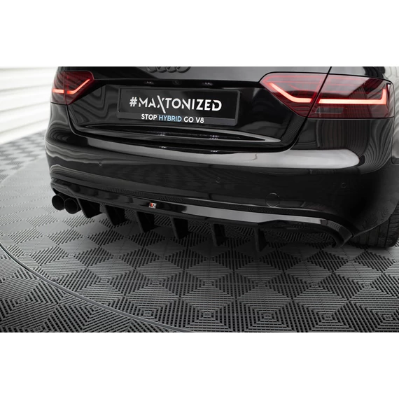 Hátsó Diffúzorok Audi A5 Coupe / Cabrio S-Line 8T (Single side dual exhaust version)