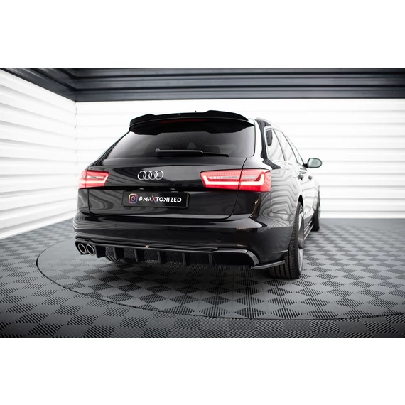 Hátsó Diffúzorok Audi A6 Avant C7 (Single side dual exhaust version)