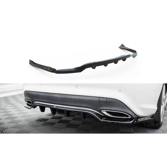 Rear Splitter (with vertical bars) Mercedes-Benz CLA C117 Facelift