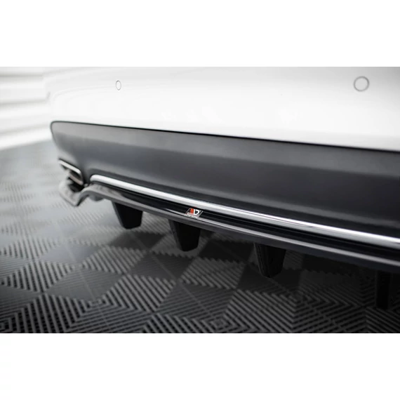 Rear Splitter (with vertical bars) Mercedes-Benz CLA C117 Facelift
