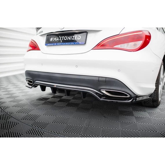 Rear Splitter (with vertical bars) Mercedes-Benz CLA C117 Facelift