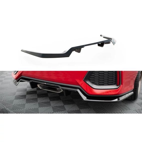 Rear Splitter (with vertical bars) Honda Civic SI Mk10