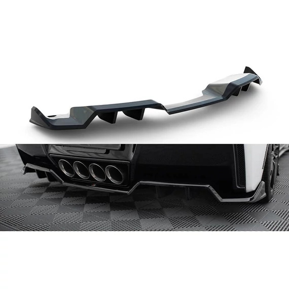 Central Rear Splitter (with vertical bars) Chevrolet Corvette C7