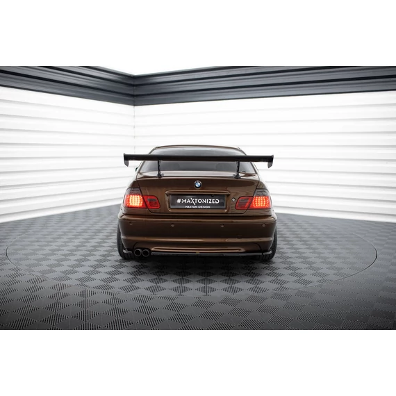 Carbon Spoiler With Internal Brackets Uprights BMW 3 Coupe E46