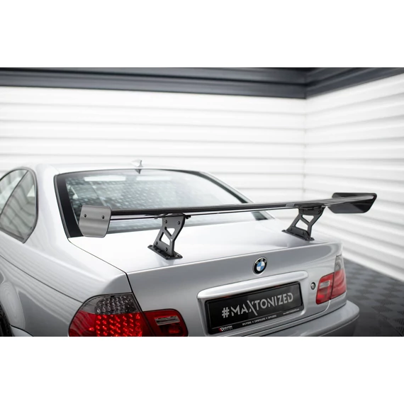 Carbon Spoiler With Internal Brackets Uprights BMW 3 Coupe E46