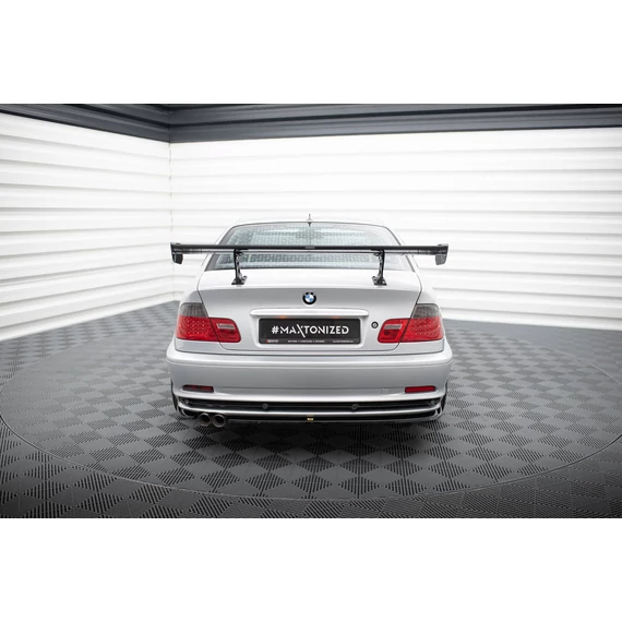 Carbon Spoiler With Internal Brackets Uprights BMW 3 Coupe E46