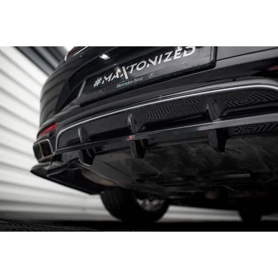 Rear Splitter (with vertical bars) Mercedes-Benz S Coupe AMG-Line C217 Facelift