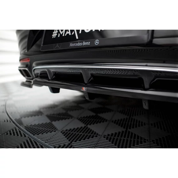 Rear Splitter (with vertical bars) Mercedes-Benz S Coupe AMG-Line C217 Facelift