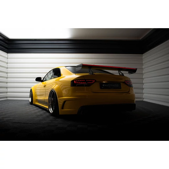Carbon Spoiler With Upper Swan Mounting + LED Audi A5 Coupe 8T