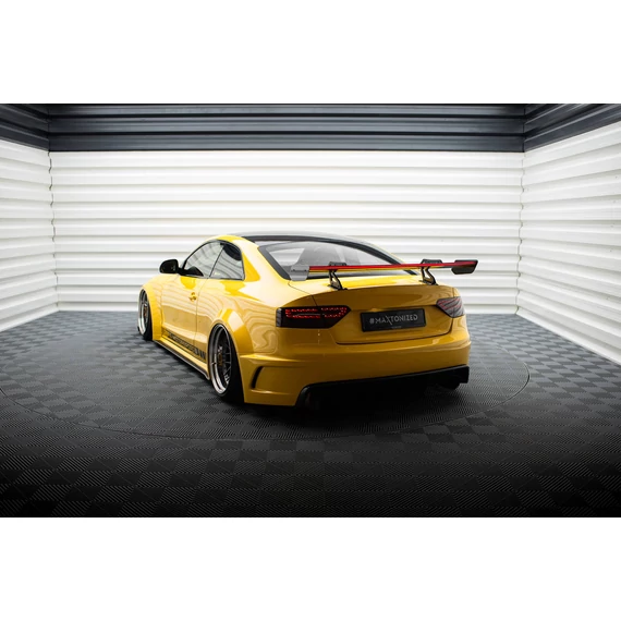Carbon Spoiler With Upper Swan Mounting + LED Audi A5 Coupe 8T