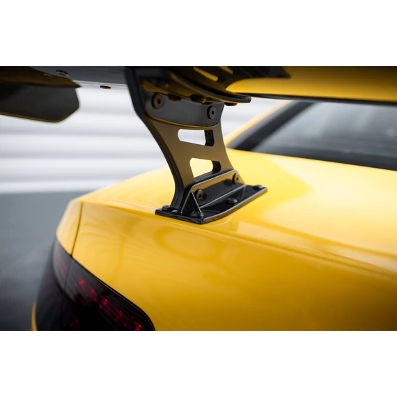 Carbon Spoiler With Internal Brackets Uprights + LED Audi A5 Coupe 8T
