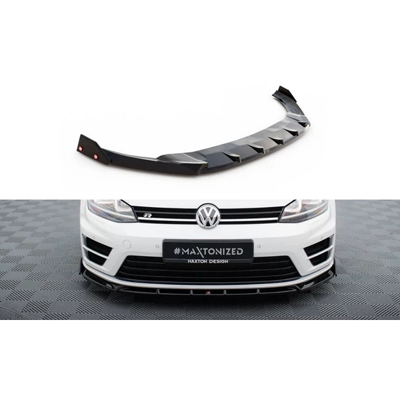 Első Splitter V.5 + Flaps Volkswagen Golf R / R-Line Mk7