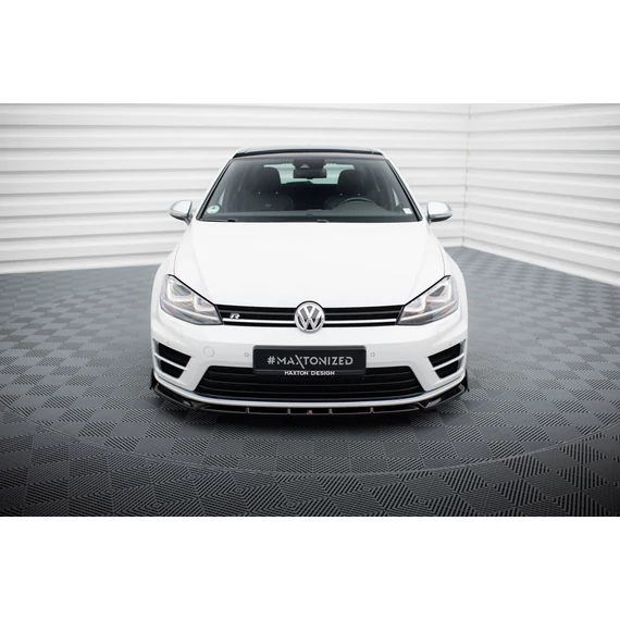 Első Splitter V.5 + Flaps Volkswagen Golf R / R-Line Mk7