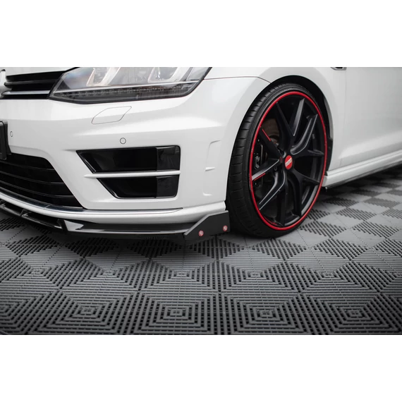 Első Splitter V.5 + Flaps Volkswagen Golf R / R-Line Mk7