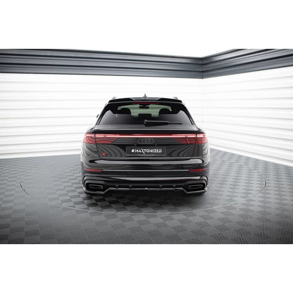 Rear Splitter (with vertical bars) V.1 Audi SQ8 / Q8 S-Line Mk1 Facelift