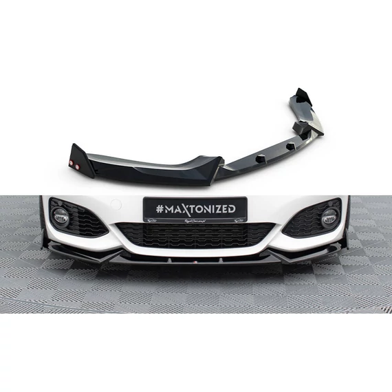 Első Splitter V.5 + Flaps BMW 1 M-Pack / M140i F20 Facelift