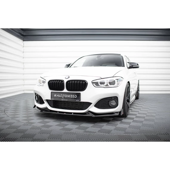 Első Splitter V.5 + Flaps BMW 1 M-Pack / M140i F20 Facelift