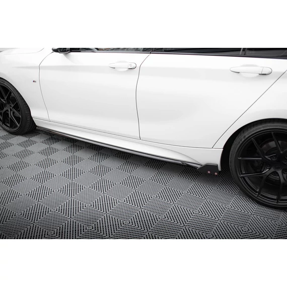 Side Skirts Diffusers V.4 + Flaps BMW 1 M-Pack / M140i F20 Facelift