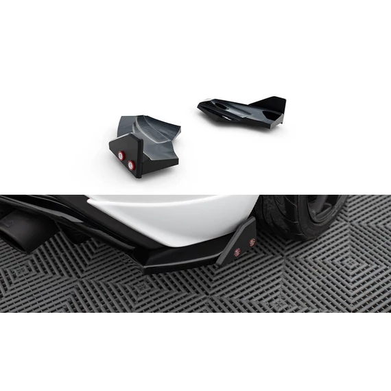 Hátsó Oldalsó Splitter V.3 + Flaps Ford Fiesta ST Mk7 Facelift