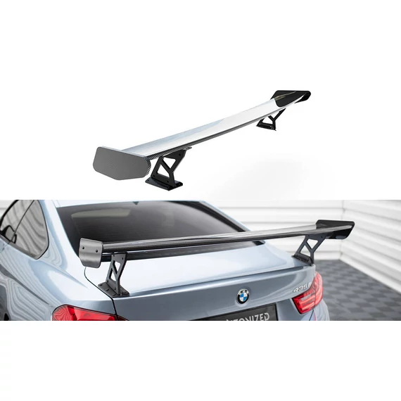 Carbon Spoiler With External Brackets Uprights BMW 4 F32 / 4 F32 M-Pack Coupe