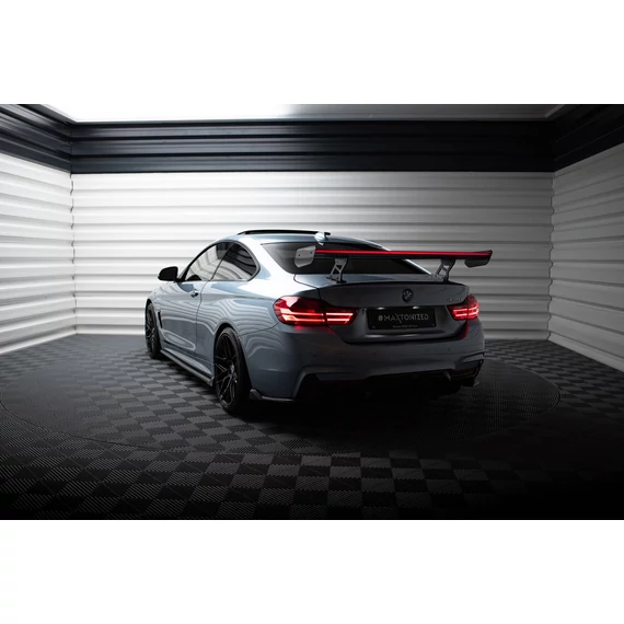 Carbon Spoiler With Internal Brackets Uprights + LED BMW 4 F32 / 4 F32 M-Pack Coupe