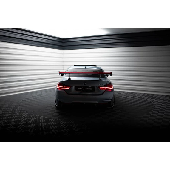 Carbon Spoiler With Internal Brackets Uprights + LED BMW 4 F32 / 4 F32 M-Pack Coupe