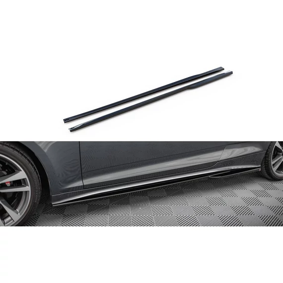 Side Skirts Diffusers Audi S5 Coupe / A5 S-Line Coupe F5 Facelift