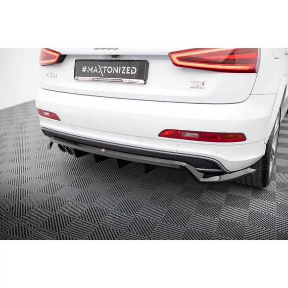 Rear Splitter (with vertical bars) Audi Q3 S-line 8U