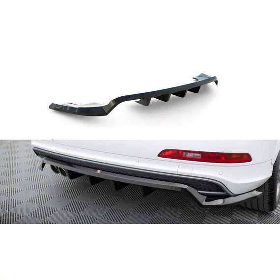 Rear Splitter (with vertical bars) Audi Q3 S-line 8U