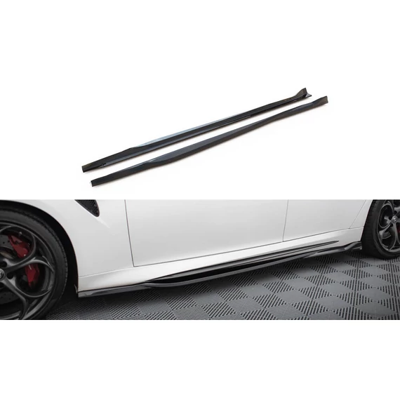 Side Skirts Diffusers Alfa Romeo Giulia Quadrifoglio