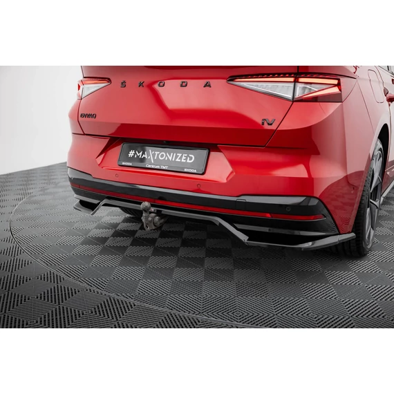 Rear Splitter (with vertical bars) Skoda Enyaq Coupe iV RS