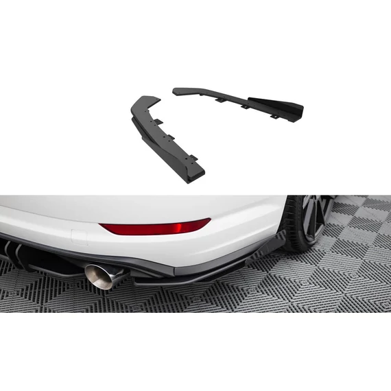 Street Pro Hátsó Oldalsó Splitter + Flaps Volkswagen Jetta GLI Mk7