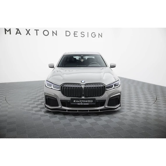 Prepreg Carbon Fiber Első Splitter + ABS Splitter BMW 7 M-Pack G11 Facelift