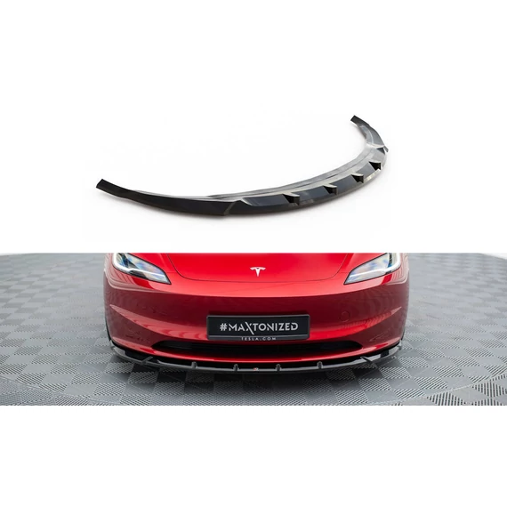 Első Splitter  V.2 Tesla Model 3 Project Highland(Facelift)